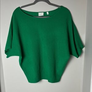 Cyrus Vibrant Green Crew Neck Sweater